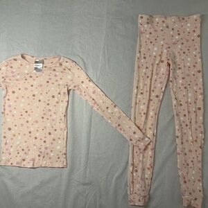 H&M Kids Pink Polka Dot Long-Sleeve & Legging Set – Size 9Y – 100% Cotton